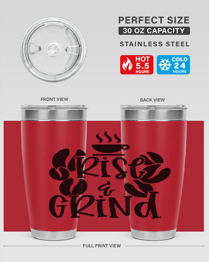 rise grind 31#- wine- Tumbler