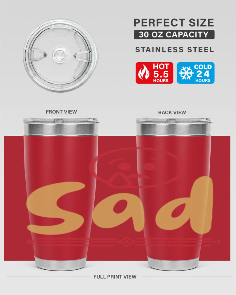 sad 6#- fathers day- Tumbler
