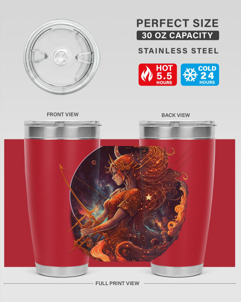 sagittarius 417#- zodiac- Tumbler