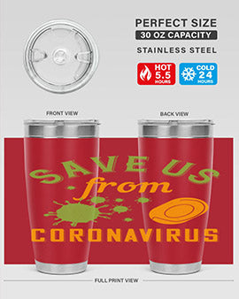 save us from coronavirus Style 24#- corona virus- Cotton Tank