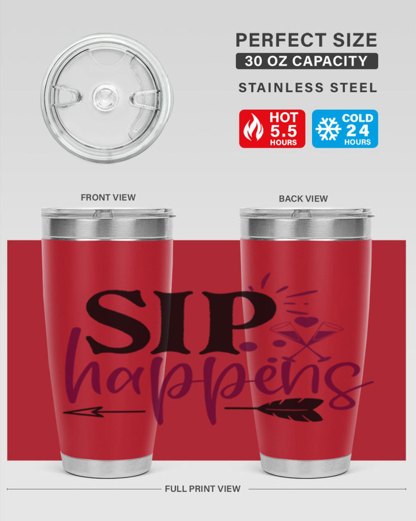 sip happens 164#- wine- Tumbler