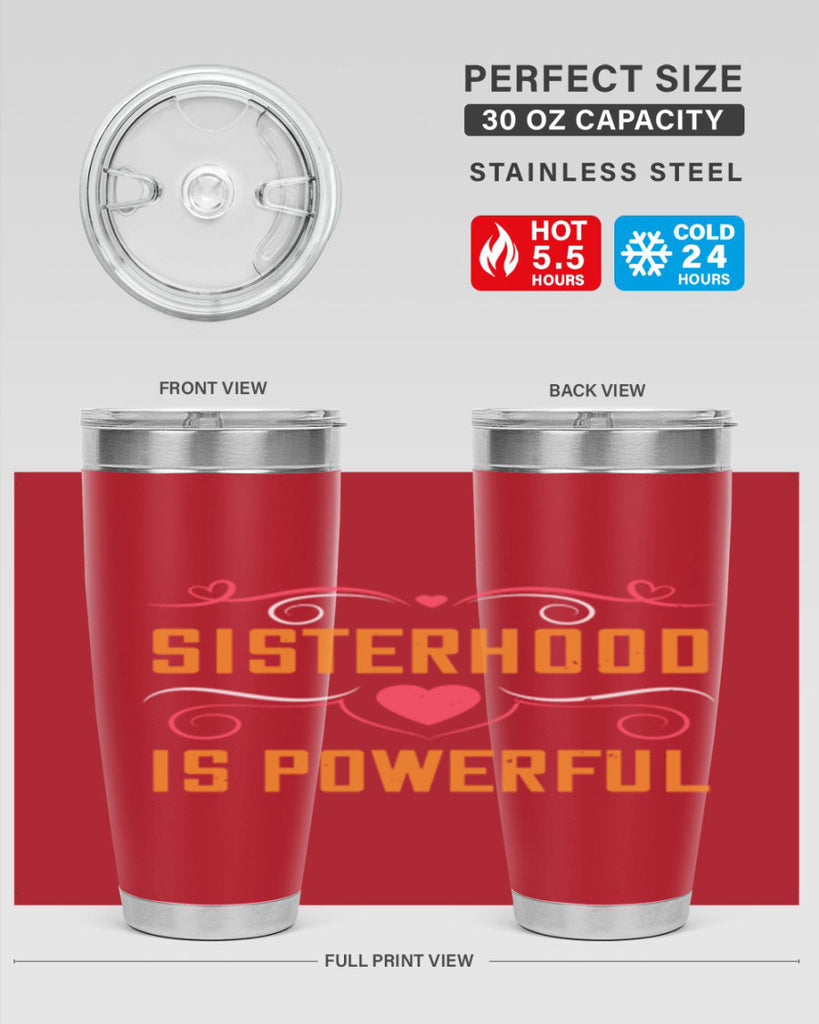 sisterhood is powerful 14#- sister- Tumbler