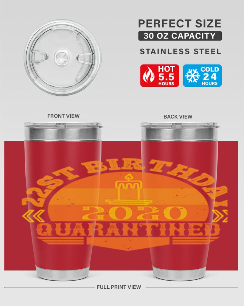 st birthday quarantined 274#- fathers day- Tumbler