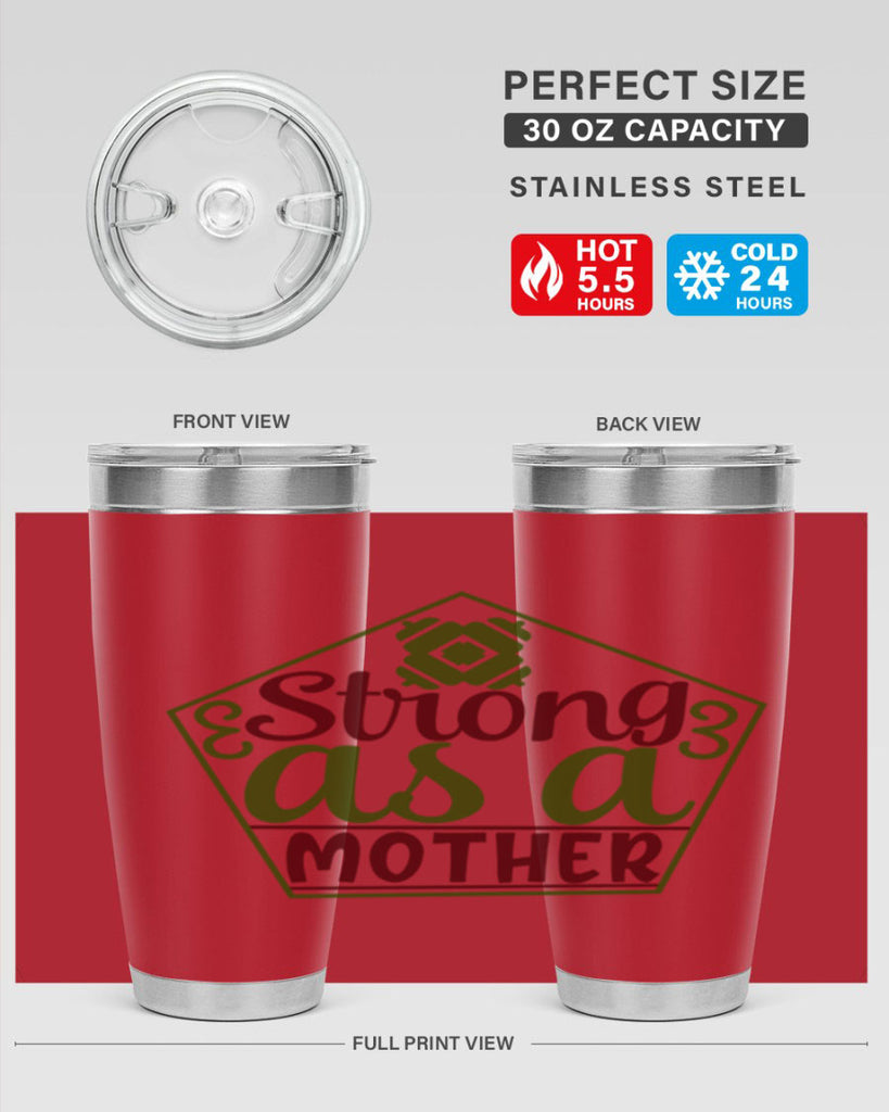 strong as a mother 14#- gym- Tumbler