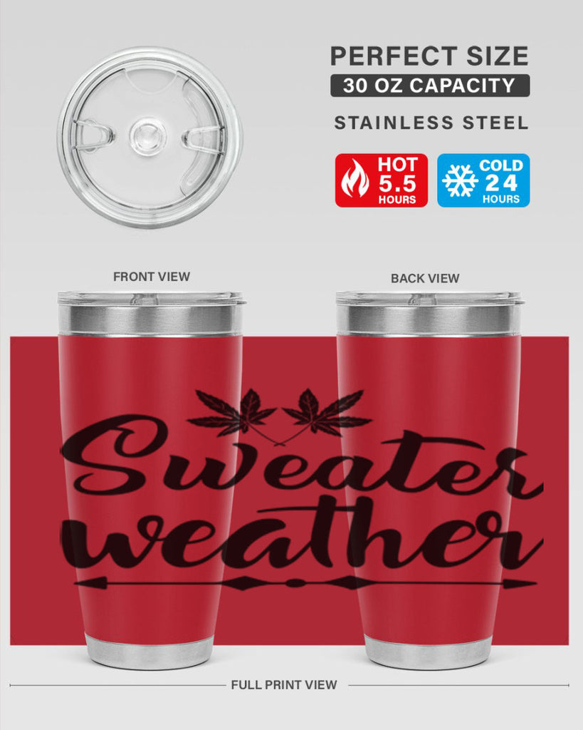sweater weather 581#- fall- Tumbler