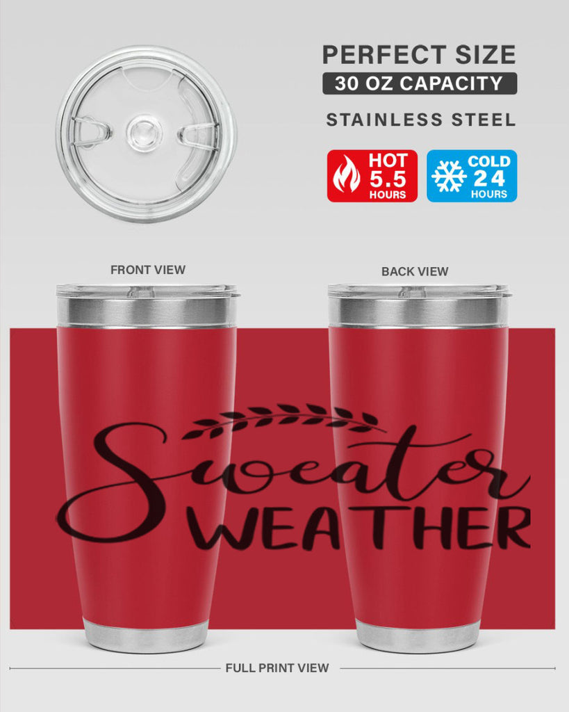 sweater weather 582#- fall- Tumbler
