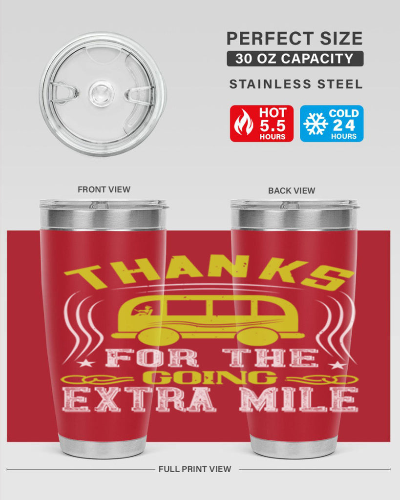 thanks for the going extra mile Style 14#- bus driver- tumbler