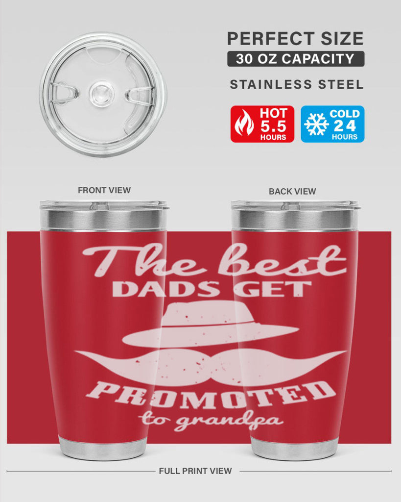 the best dads get promoted 164#- fathers day- Tumbler