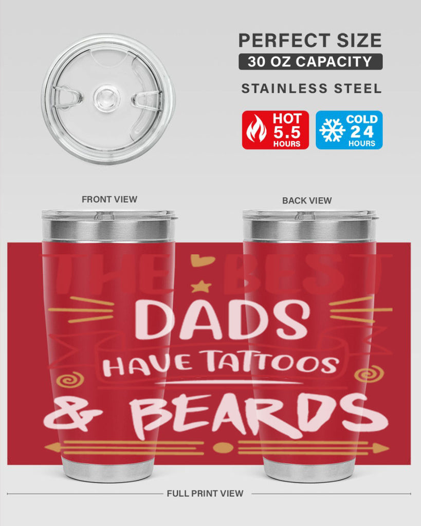 the best dads have tattoos beards 3#- fathers day- Tumbler