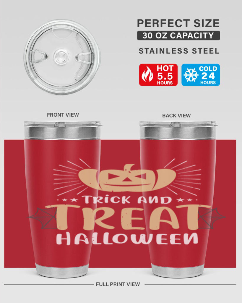 trick and treat halloween 125#- halloween- Tumbler