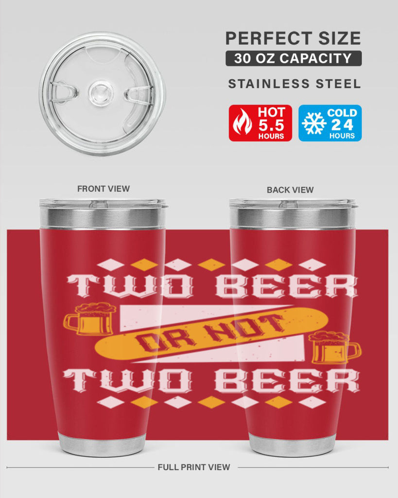 two beer or not two beer 3#- beer- Tumbler