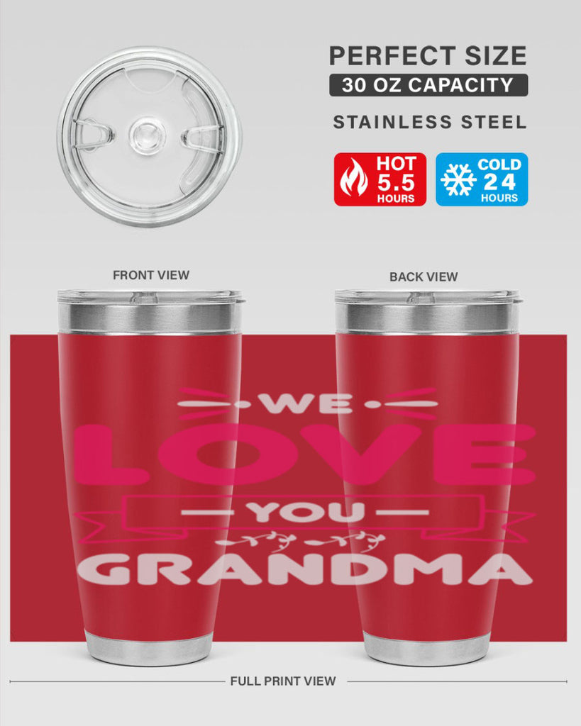 we love you grandma 28#- mom- Tumbler