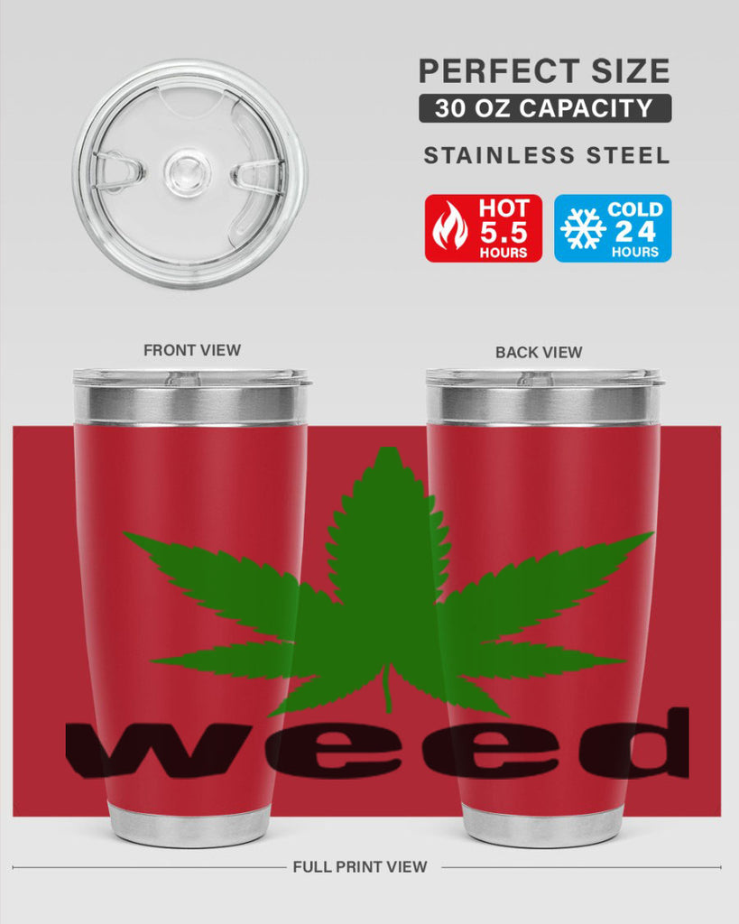 weed 279#- marijuana- Tumbler