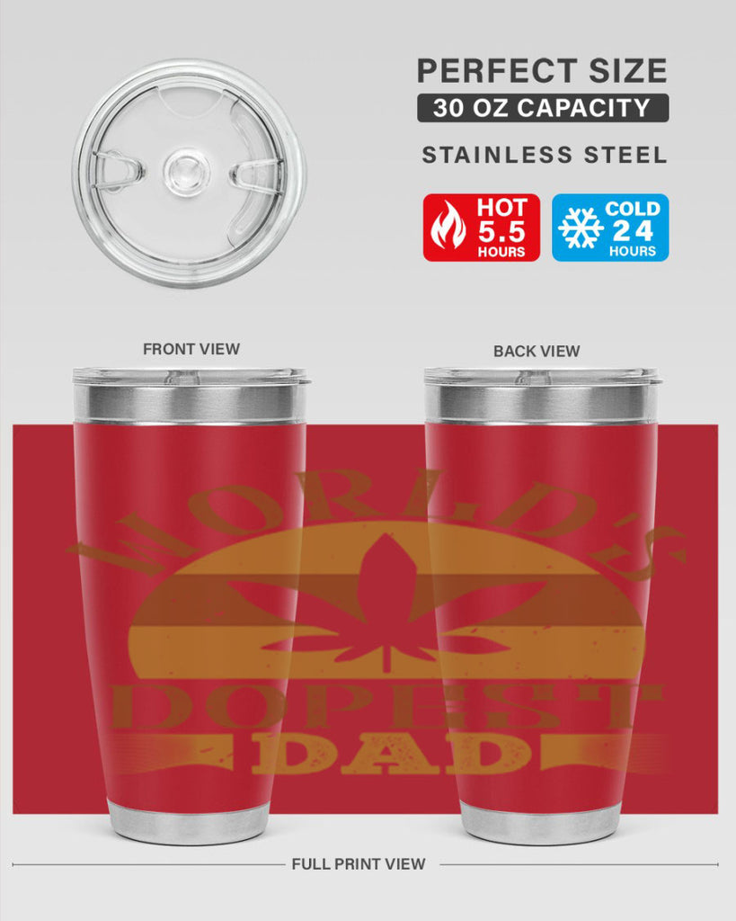 worlds dopest dad 145#- fathers day- Tumbler