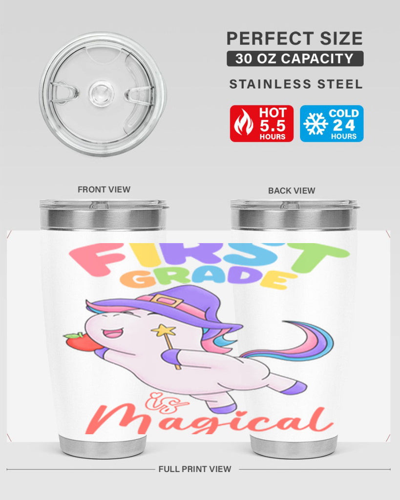 1st Grade is Magical Unicorn 26#- 1st grade- Tumbler