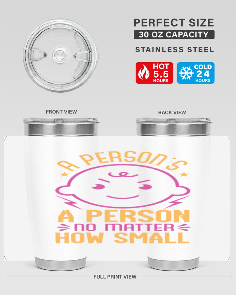 A person is a person no matter how small Style 39#- baby shower- tumbler