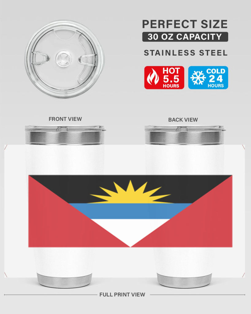 Antigua and Barbuda 192#- world flags- Tumbler