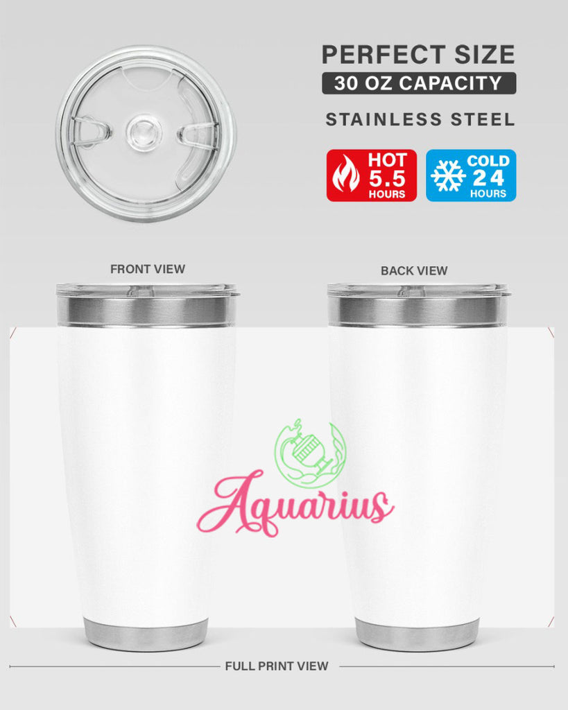 Aquarius 70#- zodiac- Tumbler