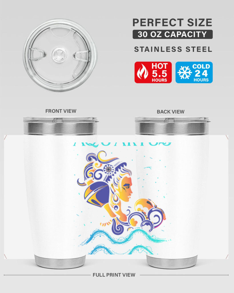 AquariusZodiac 76#- zodiac- Tumbler