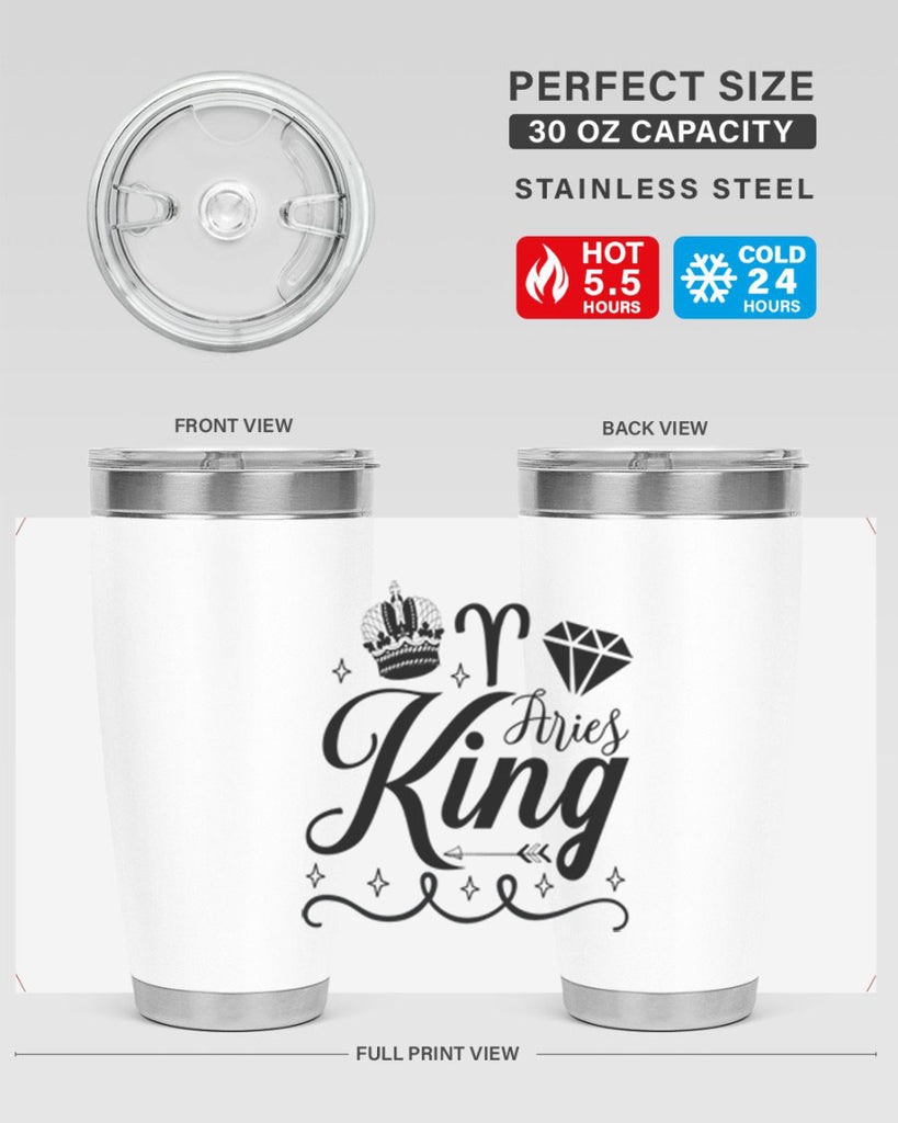 Aries king 111#- zodiac- Tumbler