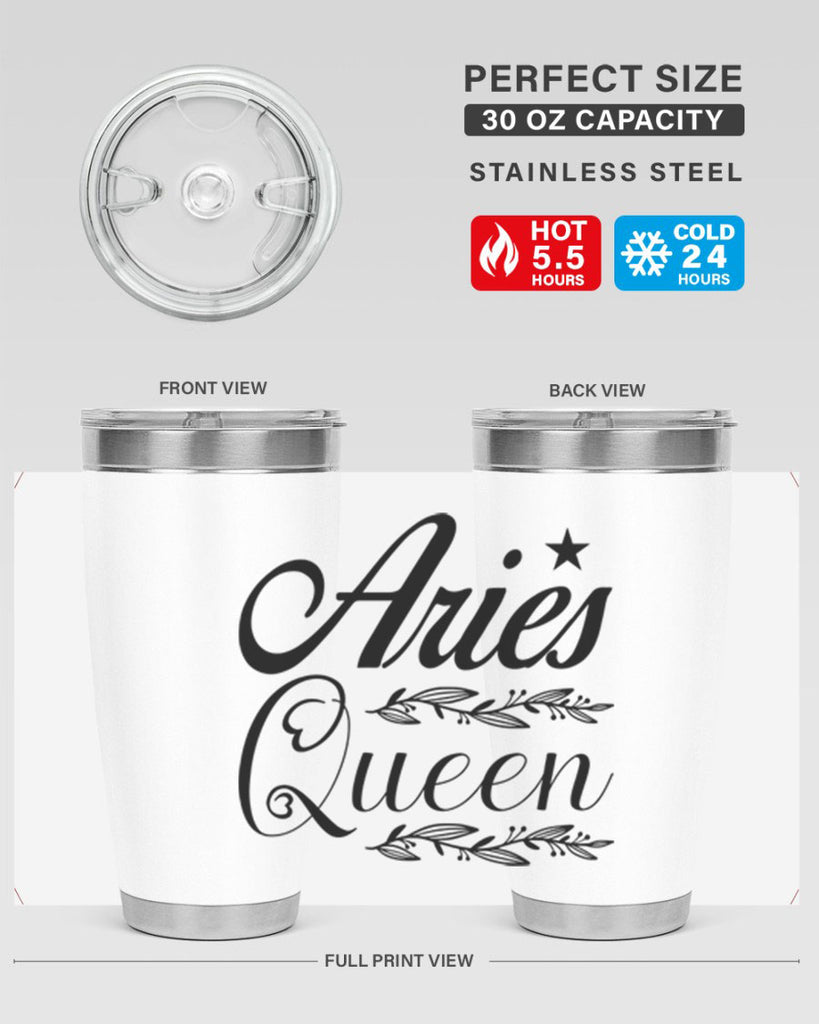 Aries queen 119#- zodiac- Tumbler