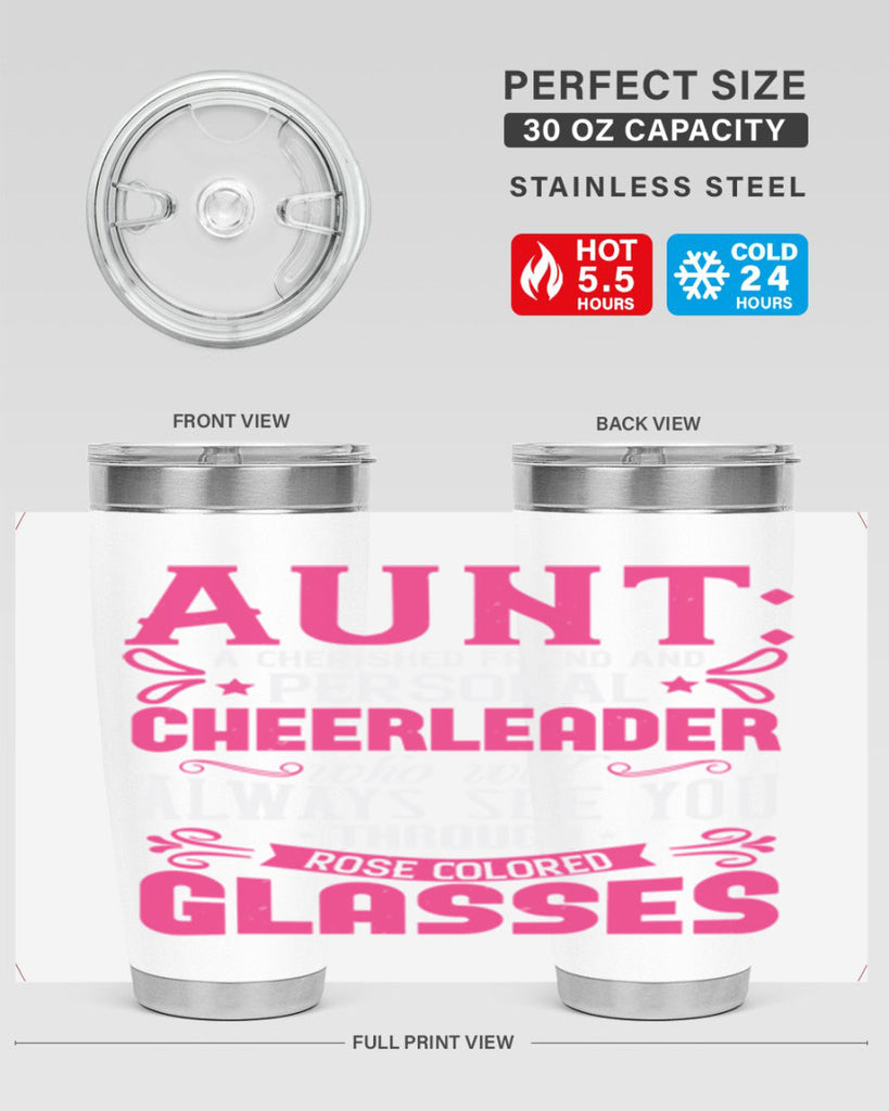 Aunt A cherished friend and personal cheerleader Style 70#- aunt- Tumbler