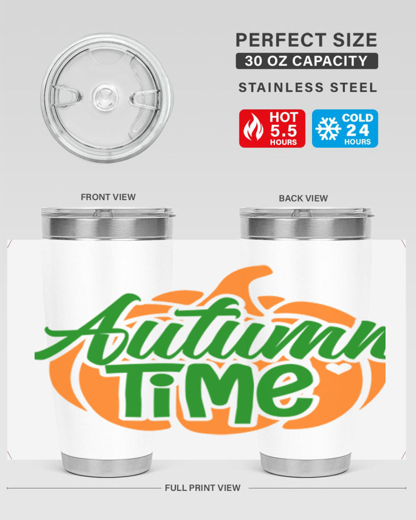 Autumn Time 34#- fall- Tumbler