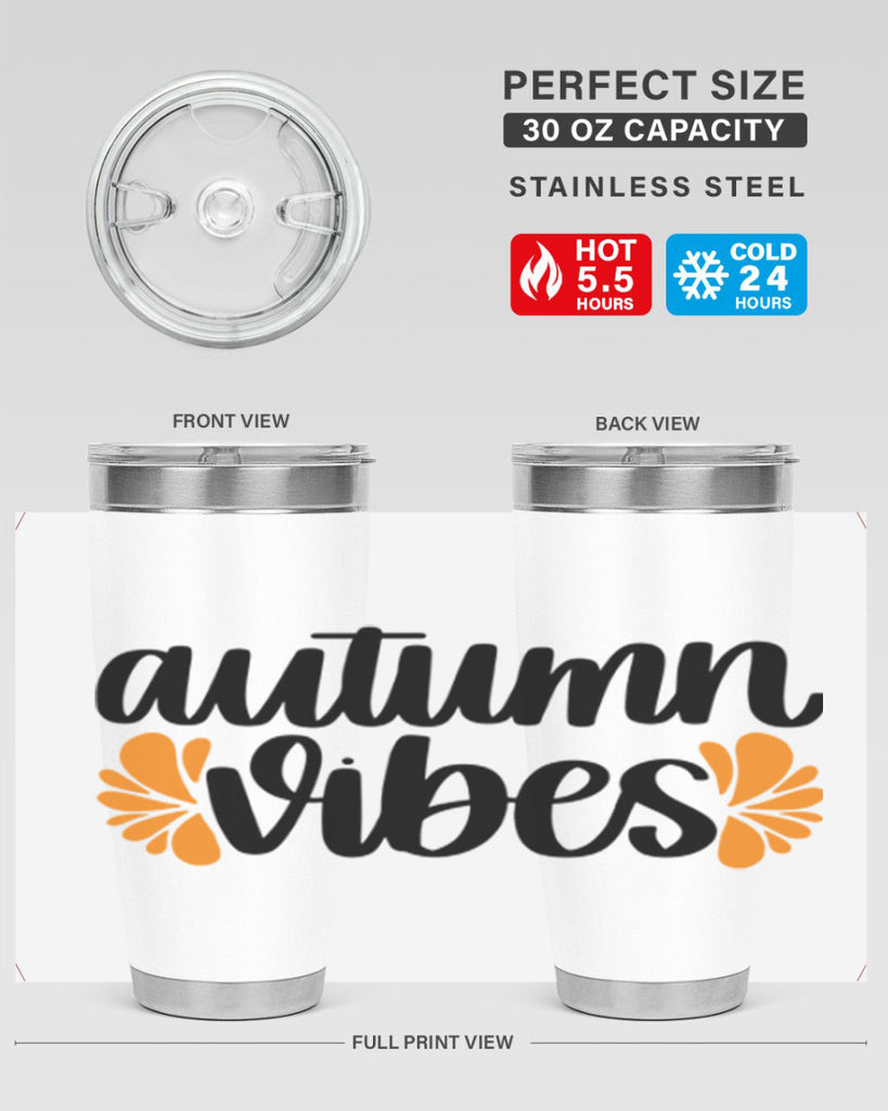 Autumn Vibes 478#- fall- Tumbler