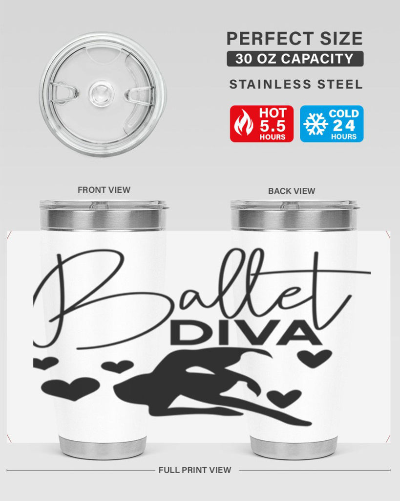 Ballet Diva 5#- ballet- Tumbler