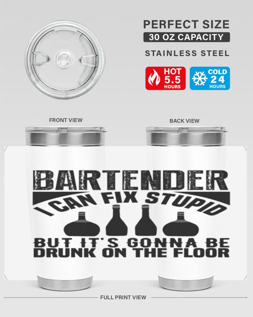 Bartender I can fix Style 9#- bartender- tumbler