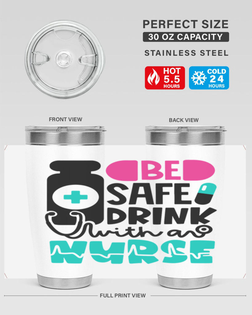 Be Safe Drink With An Nurse Style Style 222#- nurse- tumbler