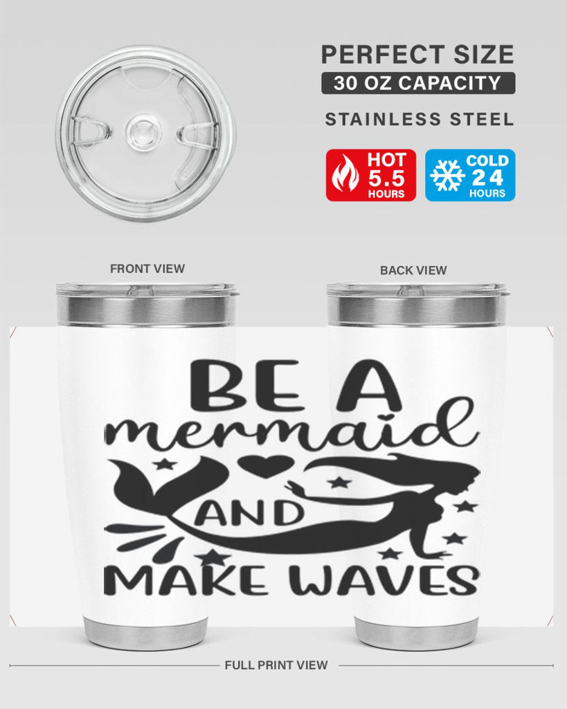 Be a mermaid and make 54#- mermaid- Tumbler