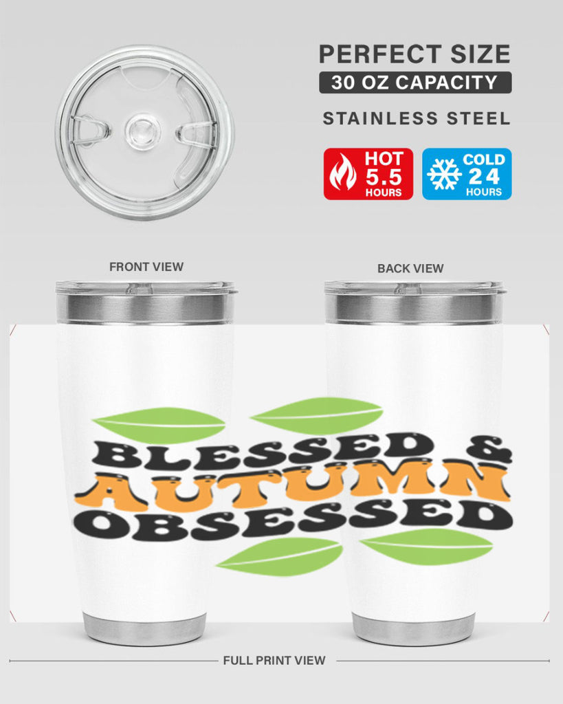 Blessed Autumn Obsessed 48#- fall- Tumbler