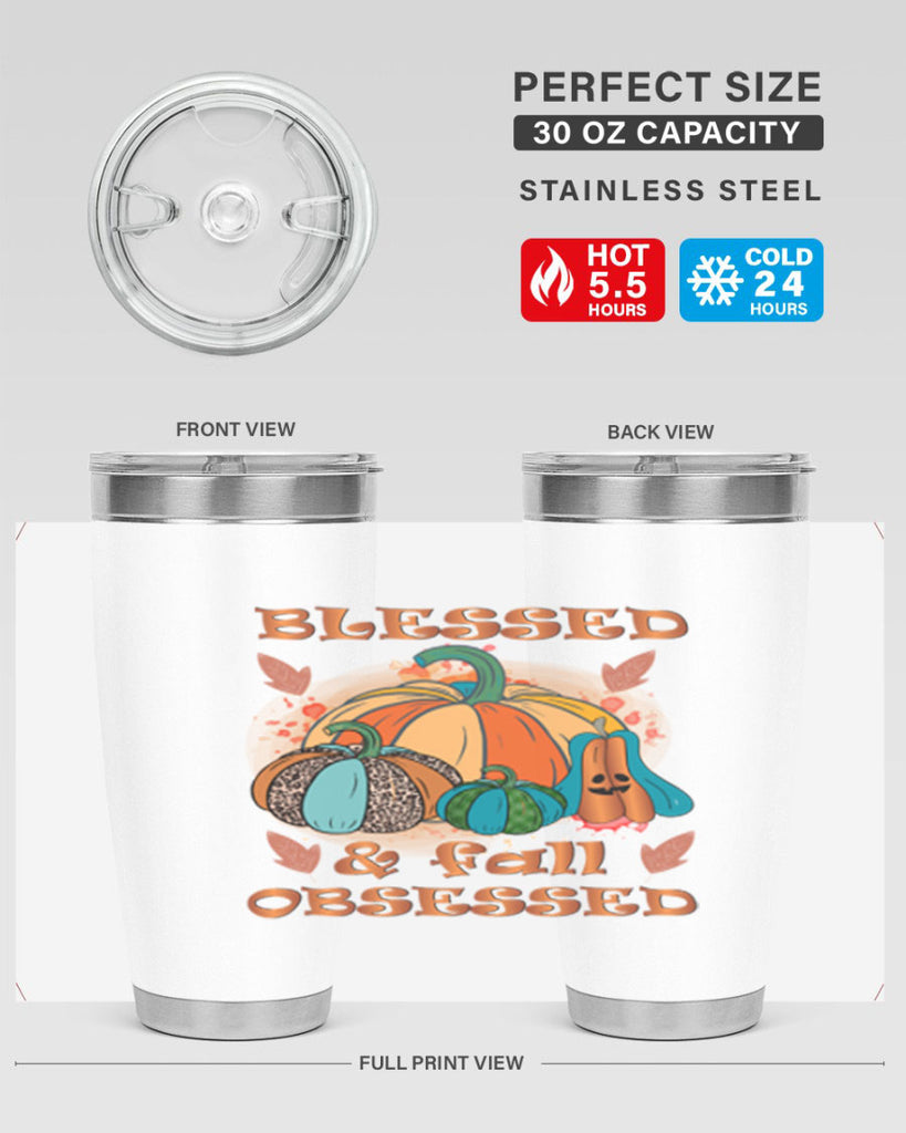 Blessed Fall Obsessed 49#- fall- Tumbler