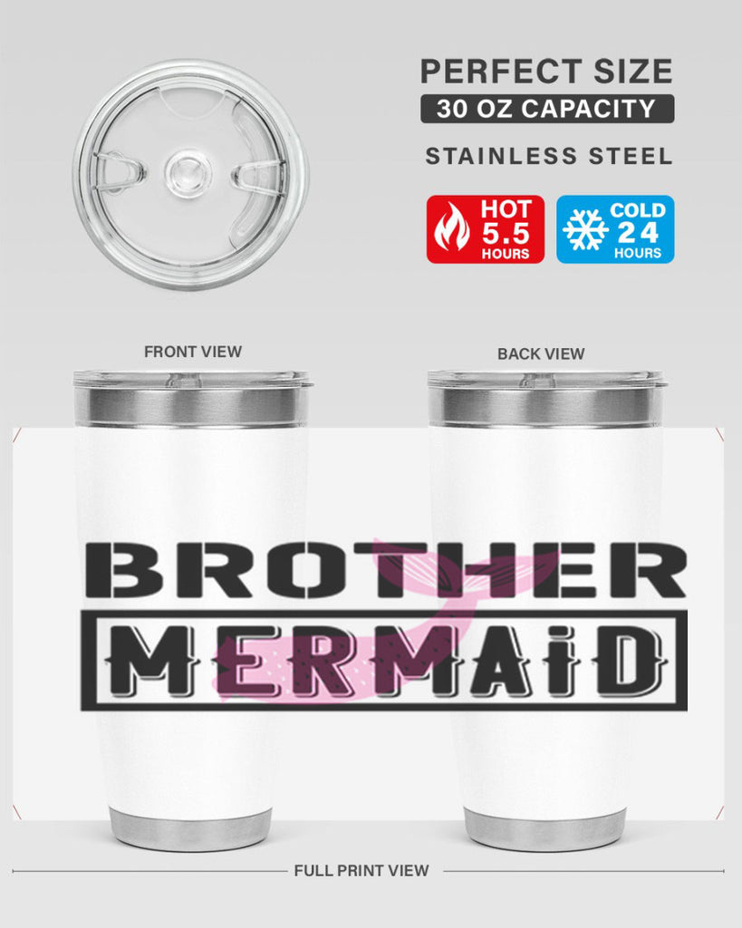 Brother mermaid 86#- mermaid- Tumbler