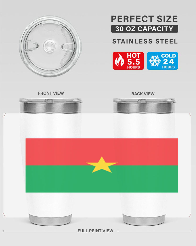 Burkina Faso 171#- world flags- Tumbler