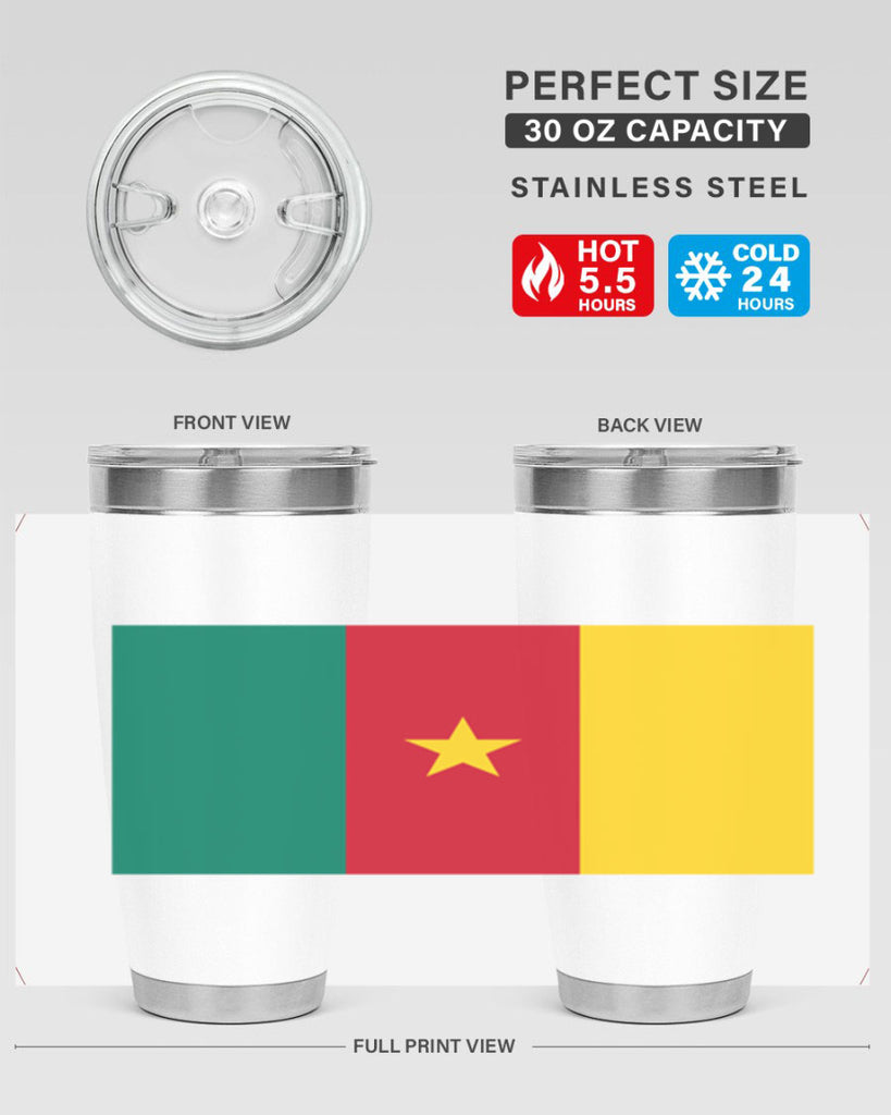 Cameroon 167#- world flags- Tumbler