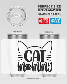 Cat Mommy Style 88#- cat- Tumbler