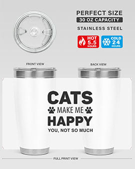 Cats Make Me Style 40#- cat- Tumbler