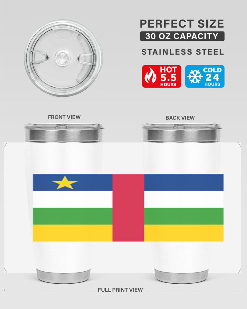 Central African Republic 165#- world flags- Tumbler