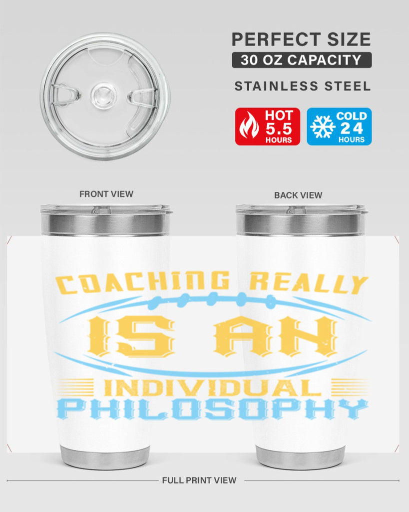 Coaching really is an individual philosophy Style 43#- coaching- tumbler