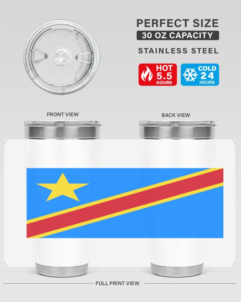 Congo Democratic Republic of the 159#- world flags- Tumbler