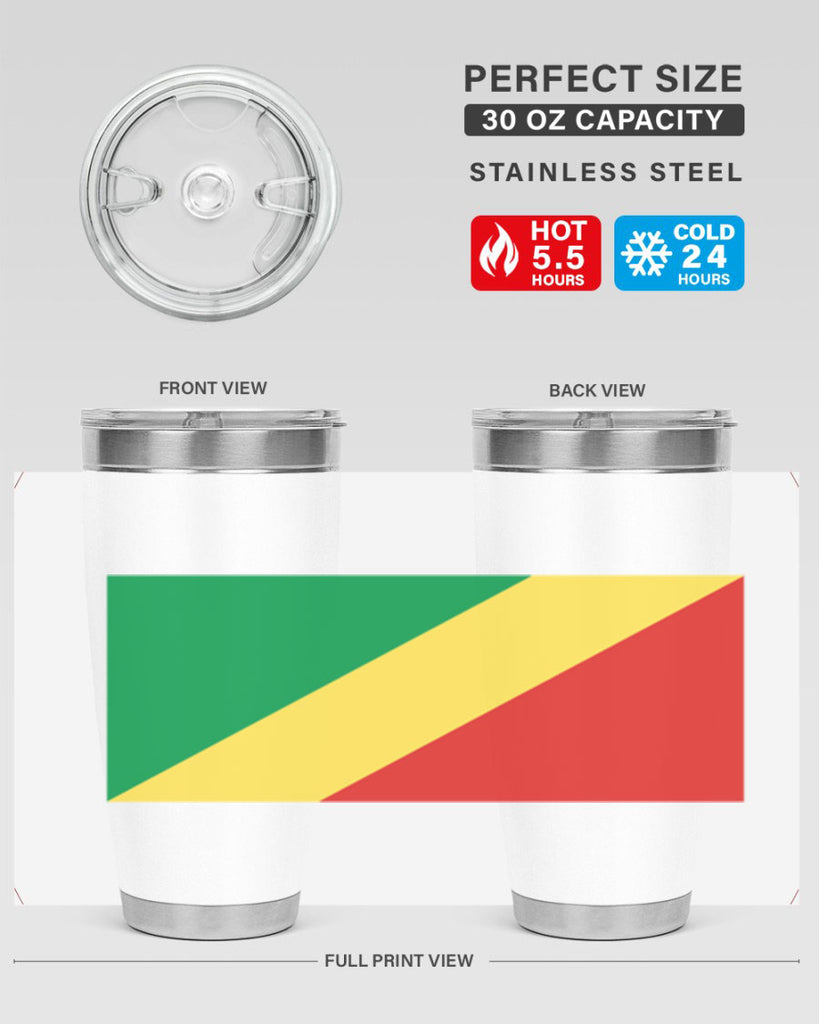 Congo Republic of the 158#- world flags- Tumbler