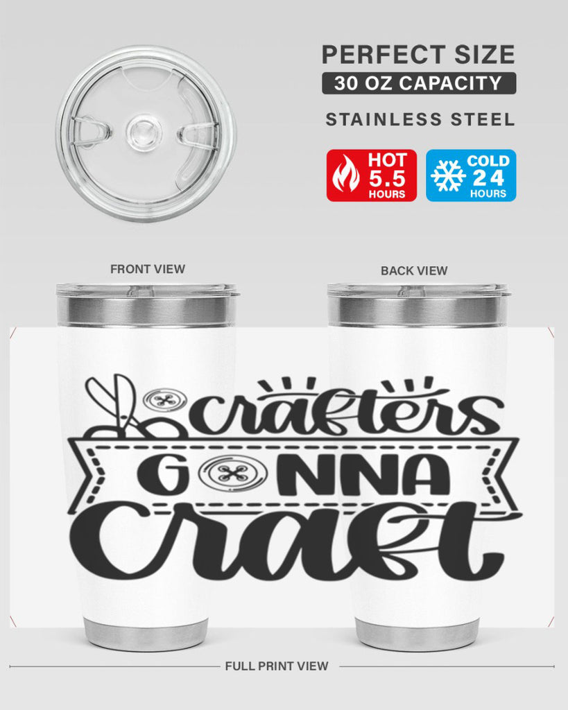 Crafters Gonna Craft 36#- crafting- Tumbler