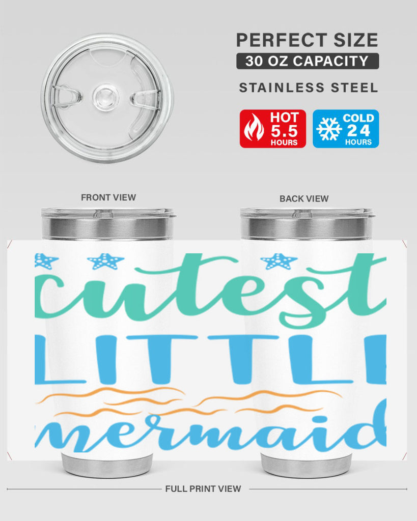 Cutest Little Mermaid Design 97#- mermaid- Tumbler