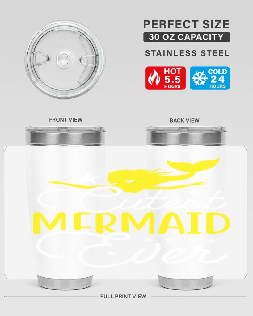 Cutest Mermaid Ever 92#- mermaid- Tumbler
