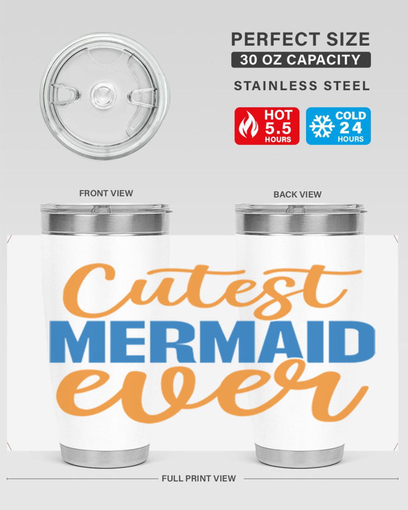 Cutest Mermaid Ever 94#- mermaid- Tumbler