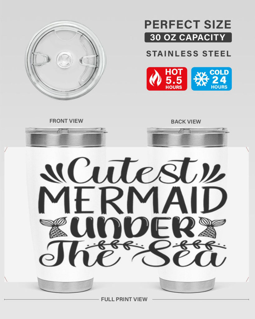 Cutest Mermaid Under The Sea 108#- mermaid- Tumbler