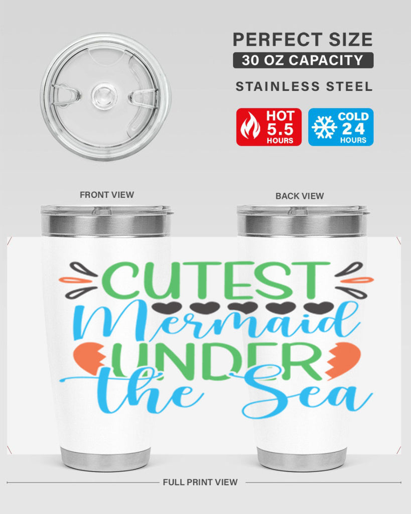 Cutest Mermaid Under The Sea 109#- mermaid- Tumbler
