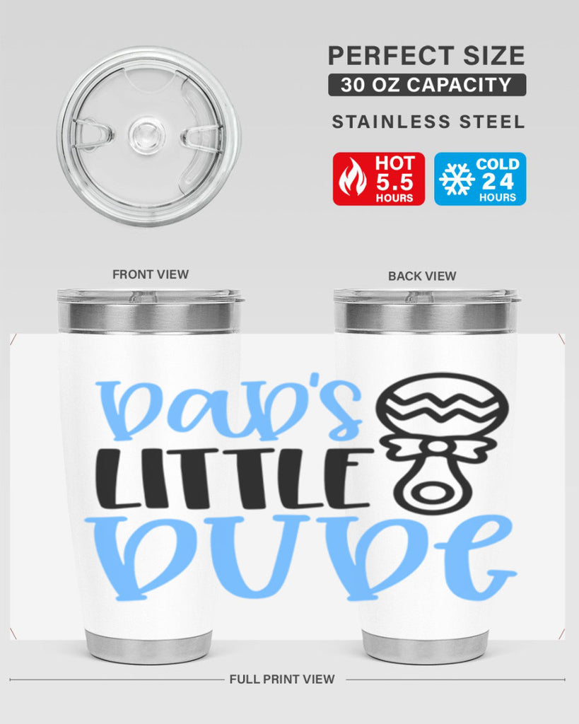 Dads Little Dude Style 102#- baby- tumbler